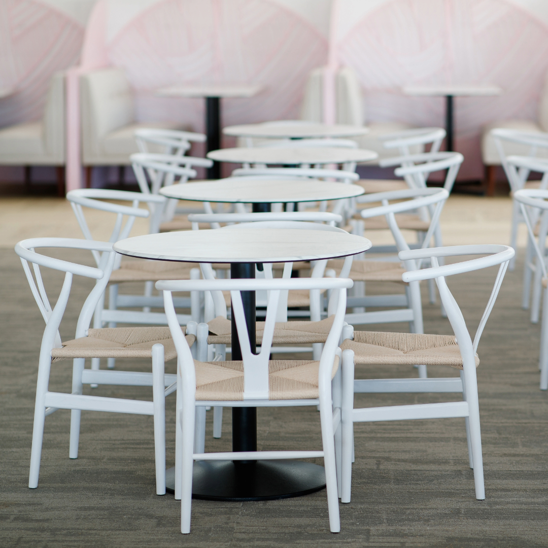 Wishbone Chair White Natural