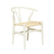 Wishbone Chair White Natural
