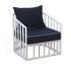Tiffany Lounge One Seater Navy