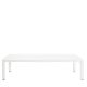 Adelle Slatted Bench White