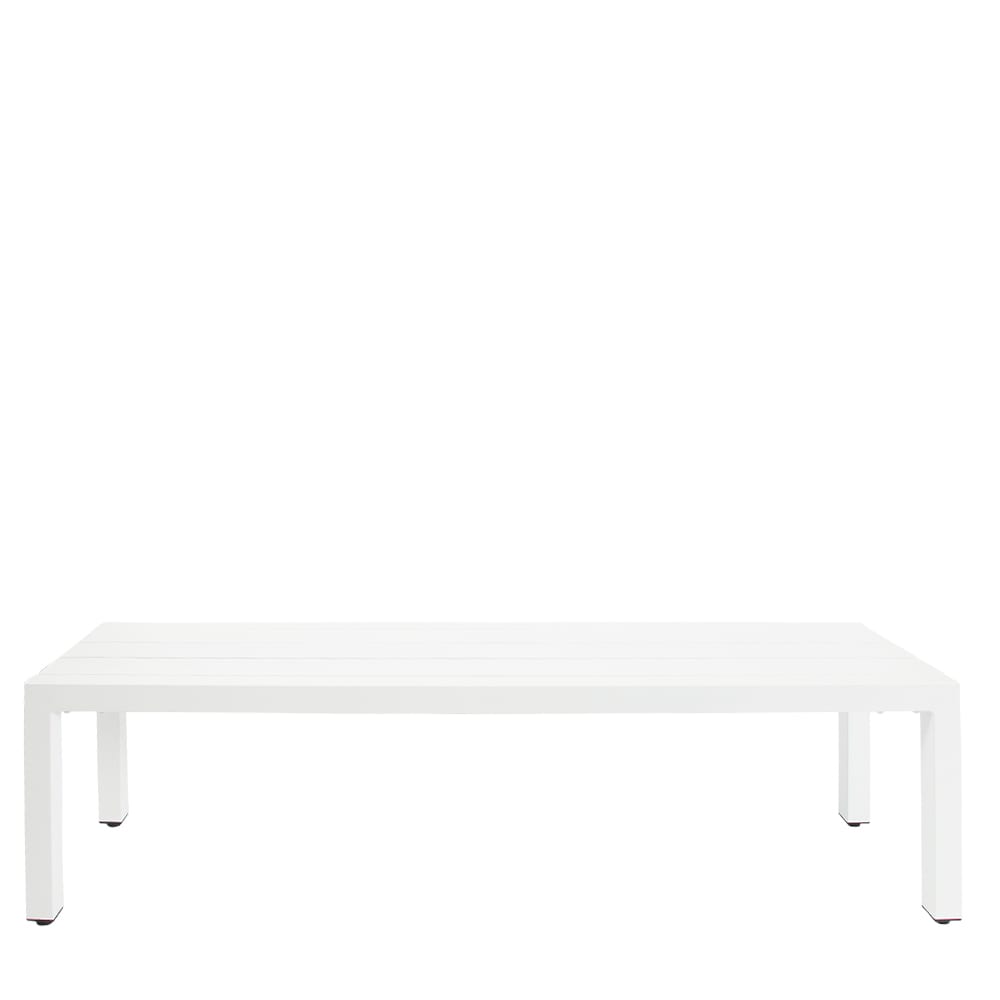 Adelle Slatted Bench White