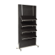 Sloping or Flat White Shelving with lip