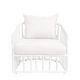 Tiffany Lounge One Seater White