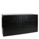 Timber Slatted Bar Black