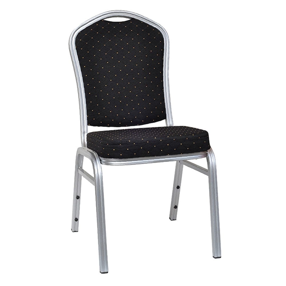 Banquet Chair Black and Yellow