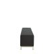 Lucca Bench Seat Charcoal