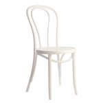 white bentwood chair