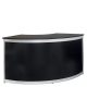 Curved Registration Counter Large Black - Kit