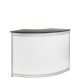 Curved Registration Counter Small White - Kit