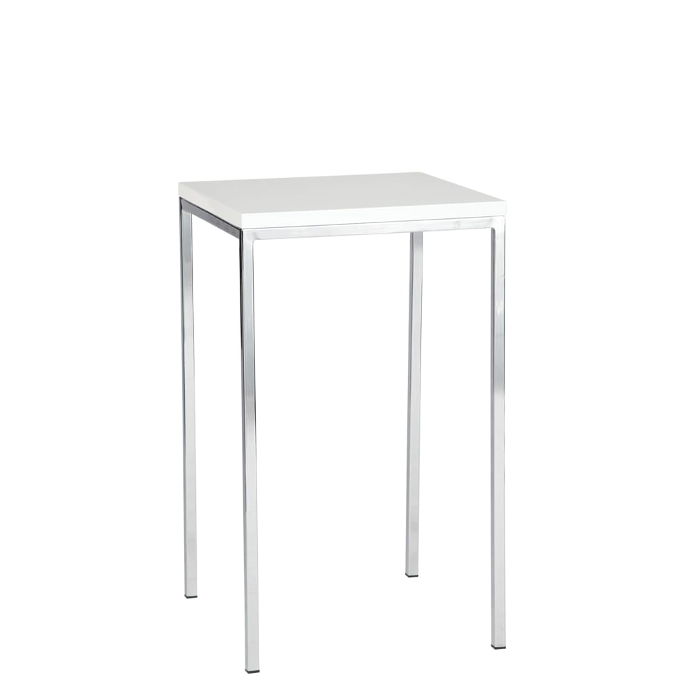 White Medium Height Roma Display Plinth