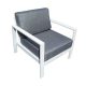 Hampton Lounge One Seater Grey