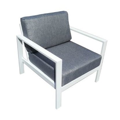 Hampton Lounge One Seater Grey