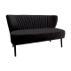 Mollie Lounge Two Seater Black