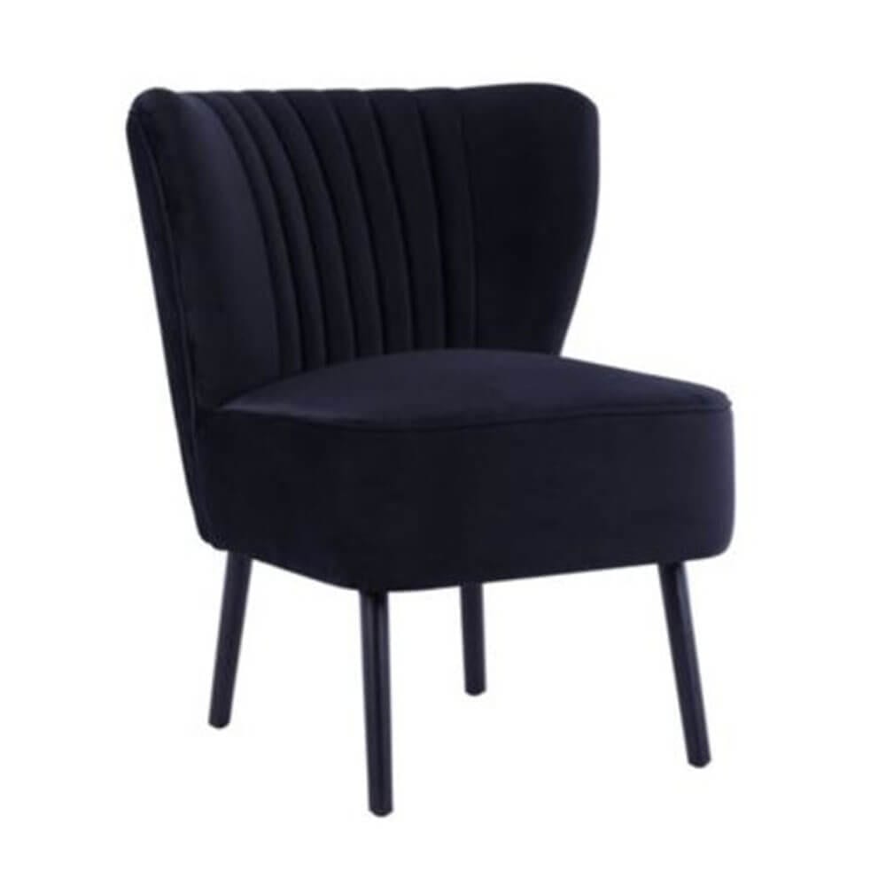 Mollie Lounge One Seater Black