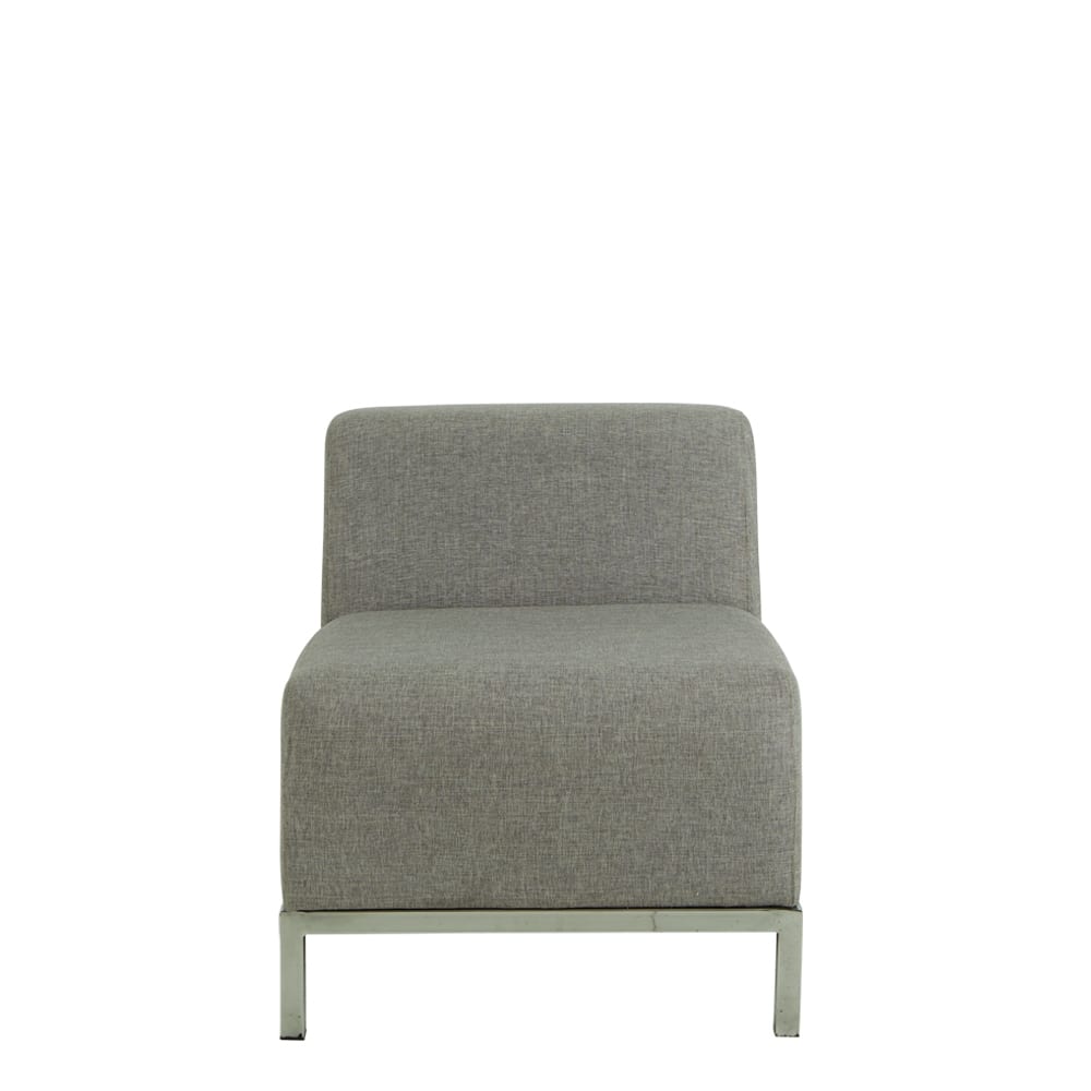 Lucca One Seater Lounge Light Grey