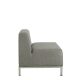 Lucca One Seater Lounge Light Grey
