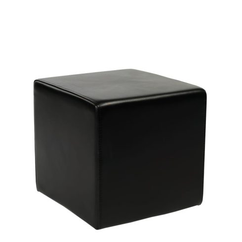 Cube Ottoman Black