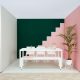 Adelle Slatted Bench White