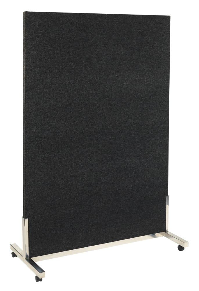 Vertical Display Panel on Castors