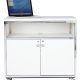 Quattro Counter Cupboard White