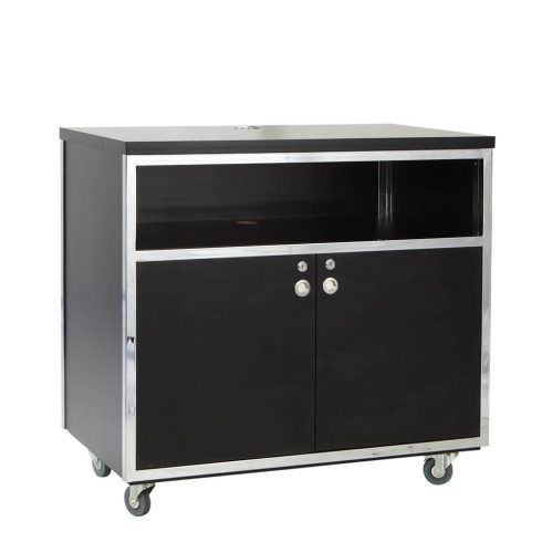 Quattro Counter Cupboard Black