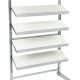White Sloping 4 Shelf Unit