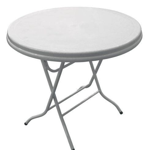 Folding Round Table White
