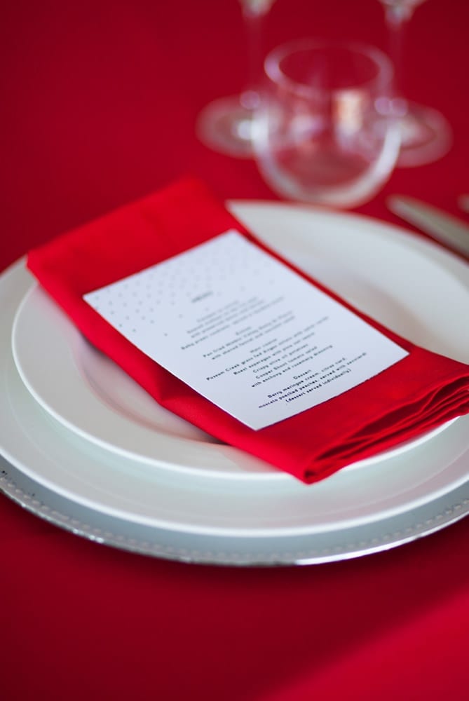 Beyond Basic Bright Red Serviette