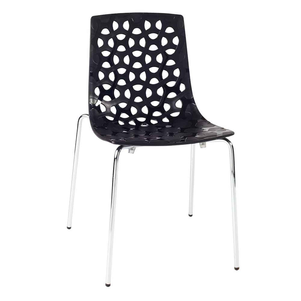 Spring chair Black