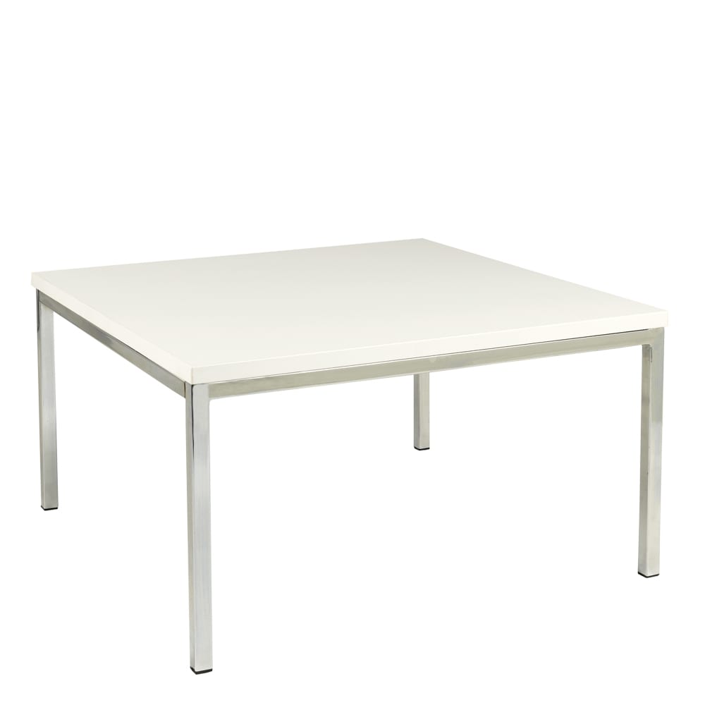 Square Coffee Table White