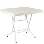 square white folding event table