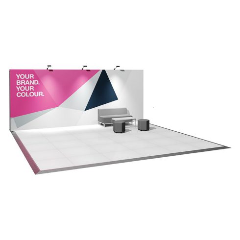 Hub Peninsula 6m x 6m Exhibition Stand