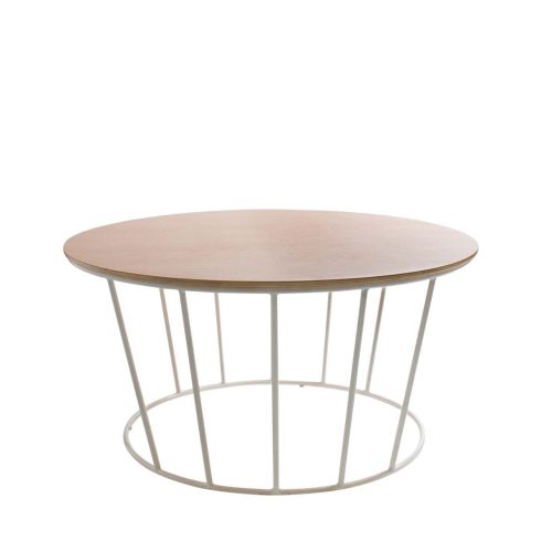 Apollo Coffee Table White and Oak