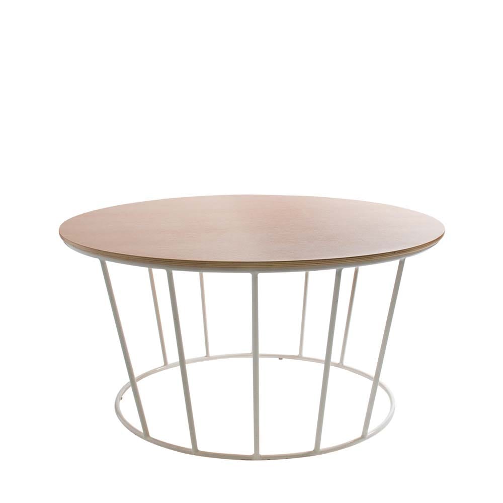 Apollo Coffee Table White and Oak