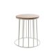 Apollo Side Table White and Oak