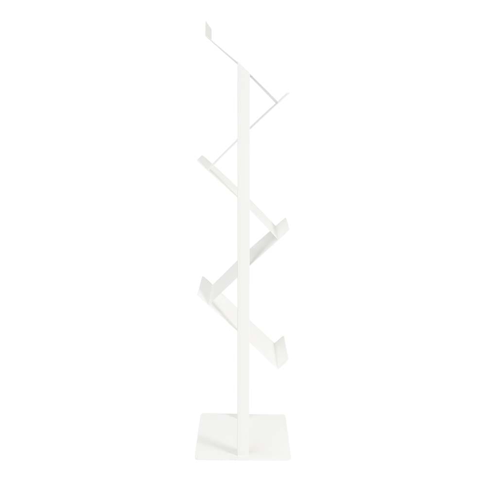 Zig Zag Brochure Stand White