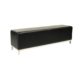 Leatherette Bench Seat Black