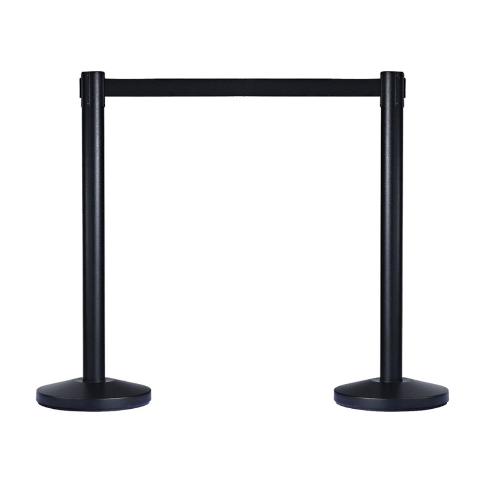 Aisle Stand Tensabarrier Black