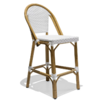 White Outdoor Stool for Hire